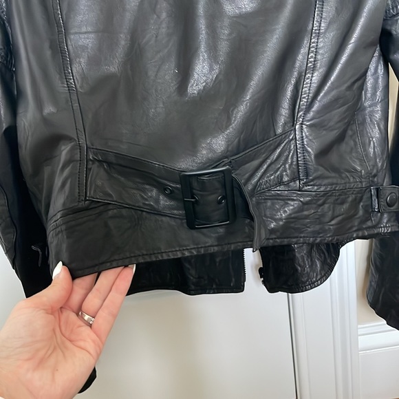 Alice and Olivia Leather Moto Jacket - Picture 7 of 13